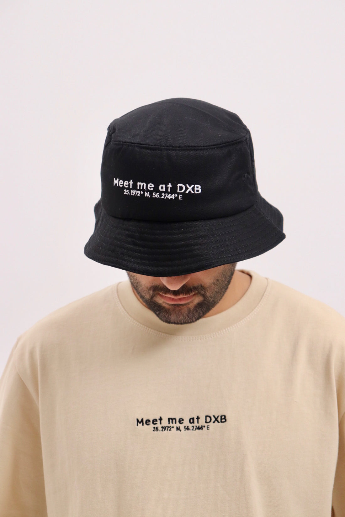 DXB Bucket Hat Black