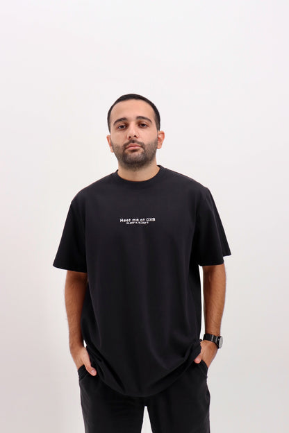 Essential DXB Tee Black