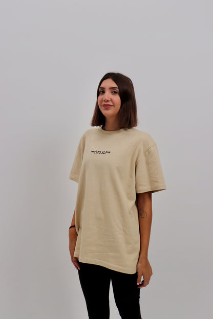 Essential DXB Tee Beige