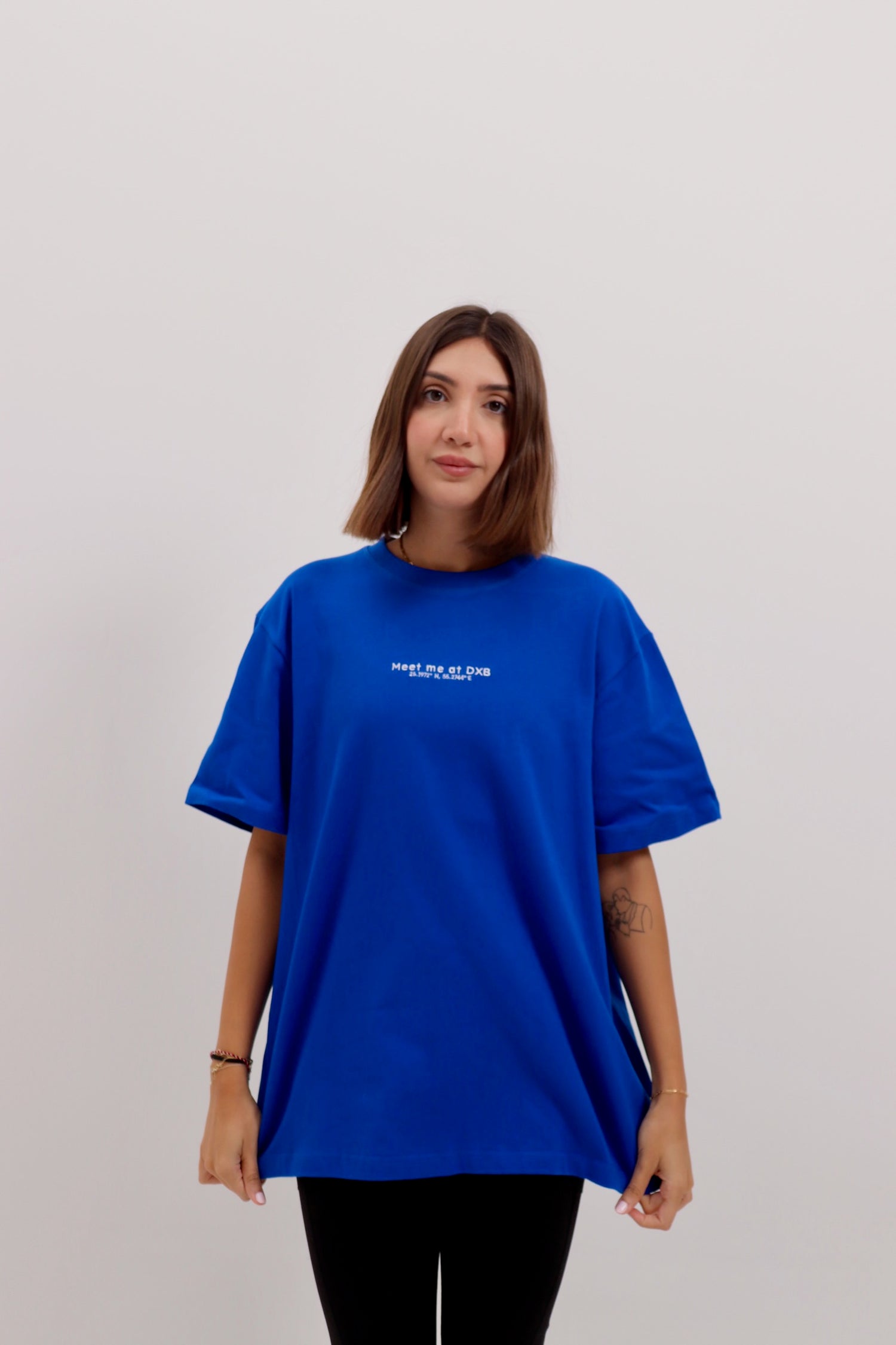 Essential DXB Tee Blue