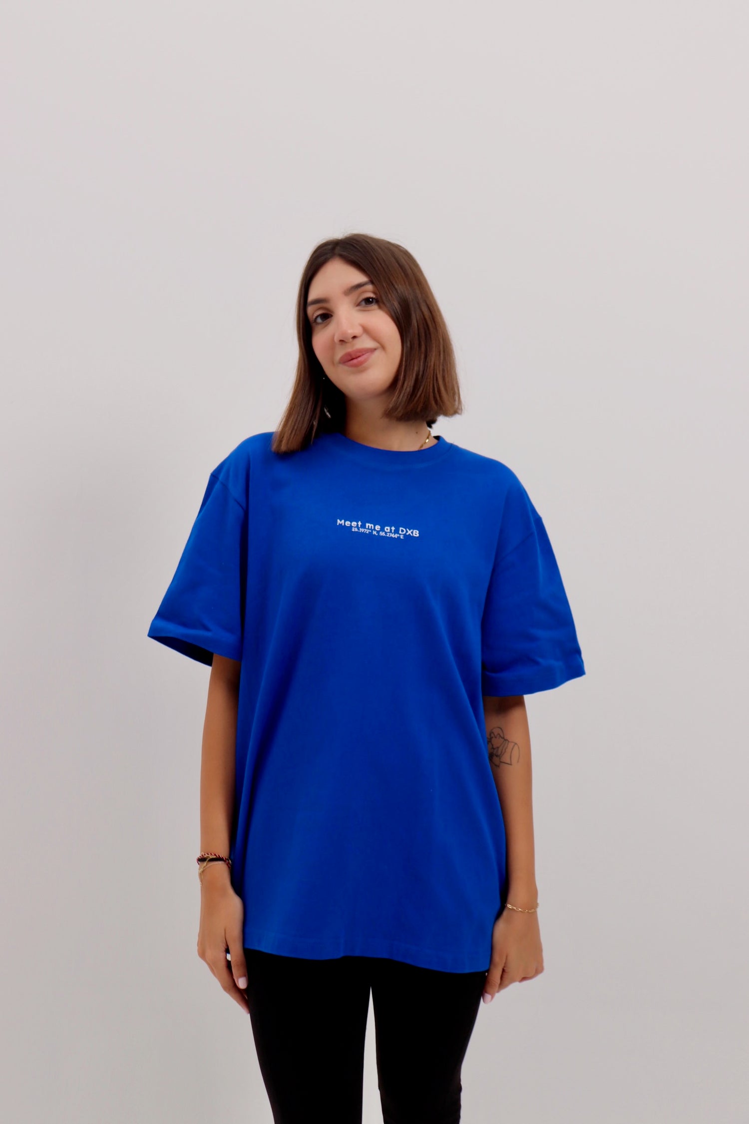 Essential DXB Tee Blue