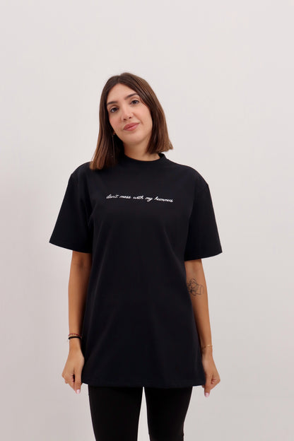 Hummus Tee Black